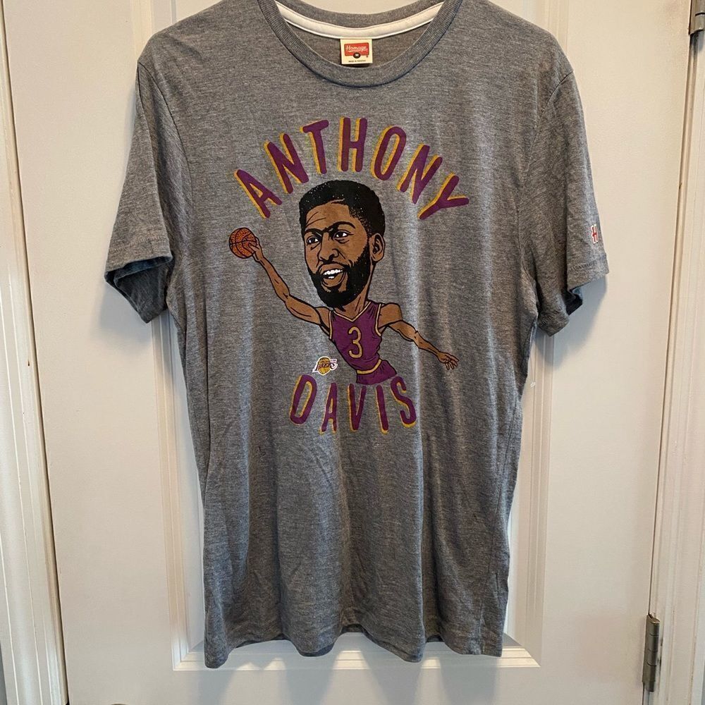 Homage Anthony Davis Lakers T Shirt